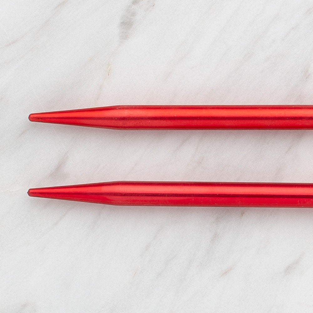 Kartopu 6 mm 25 cm Knitting Needles for Kid, Red