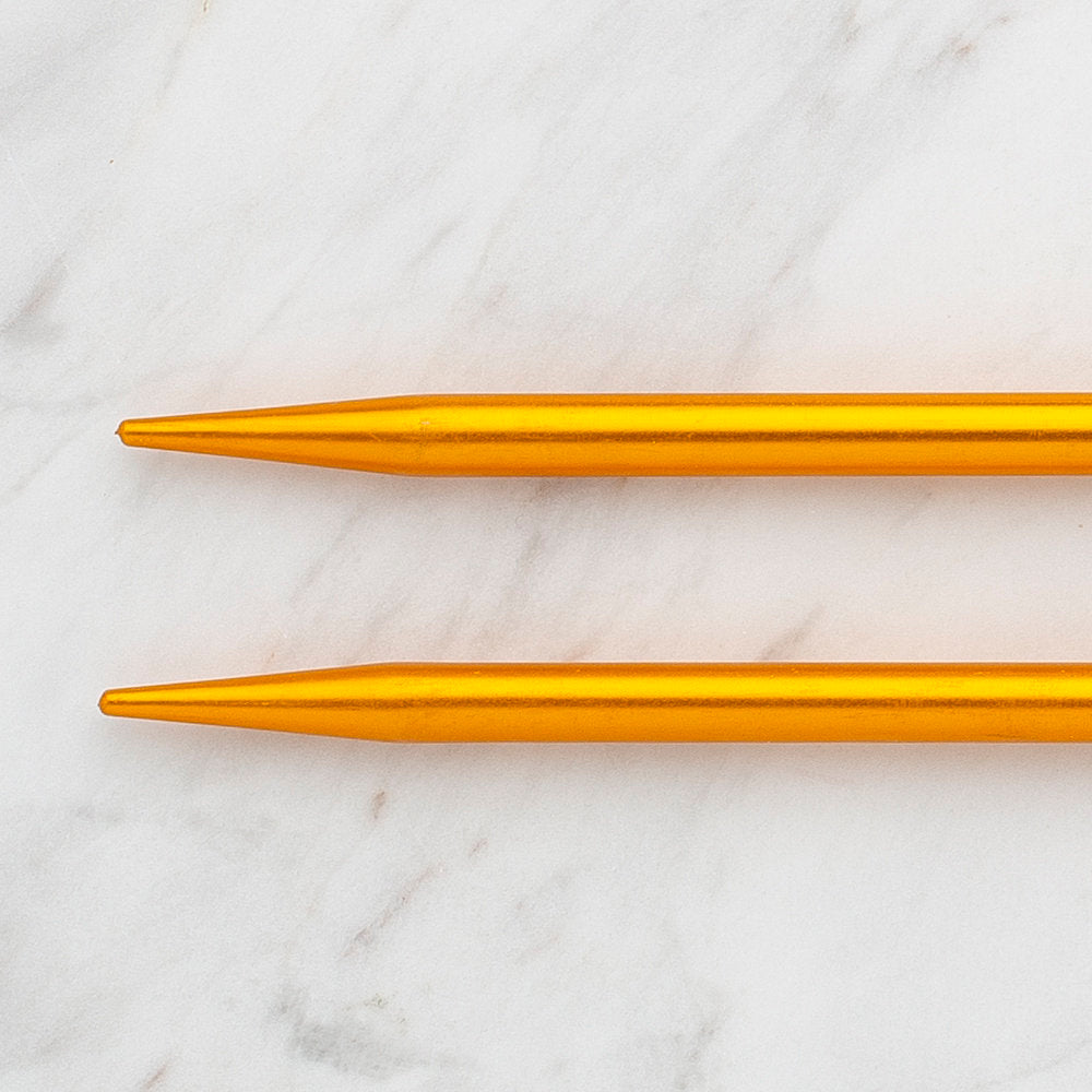 Kartopu 6 mm 25 cm Knitting Needles for Kid, Yellow