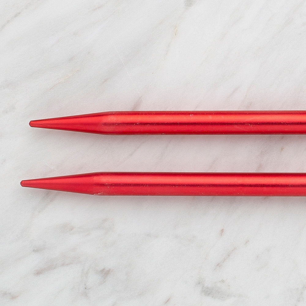 Kartopu 7 mm 25 cm Knitting Needles for Kid, Red