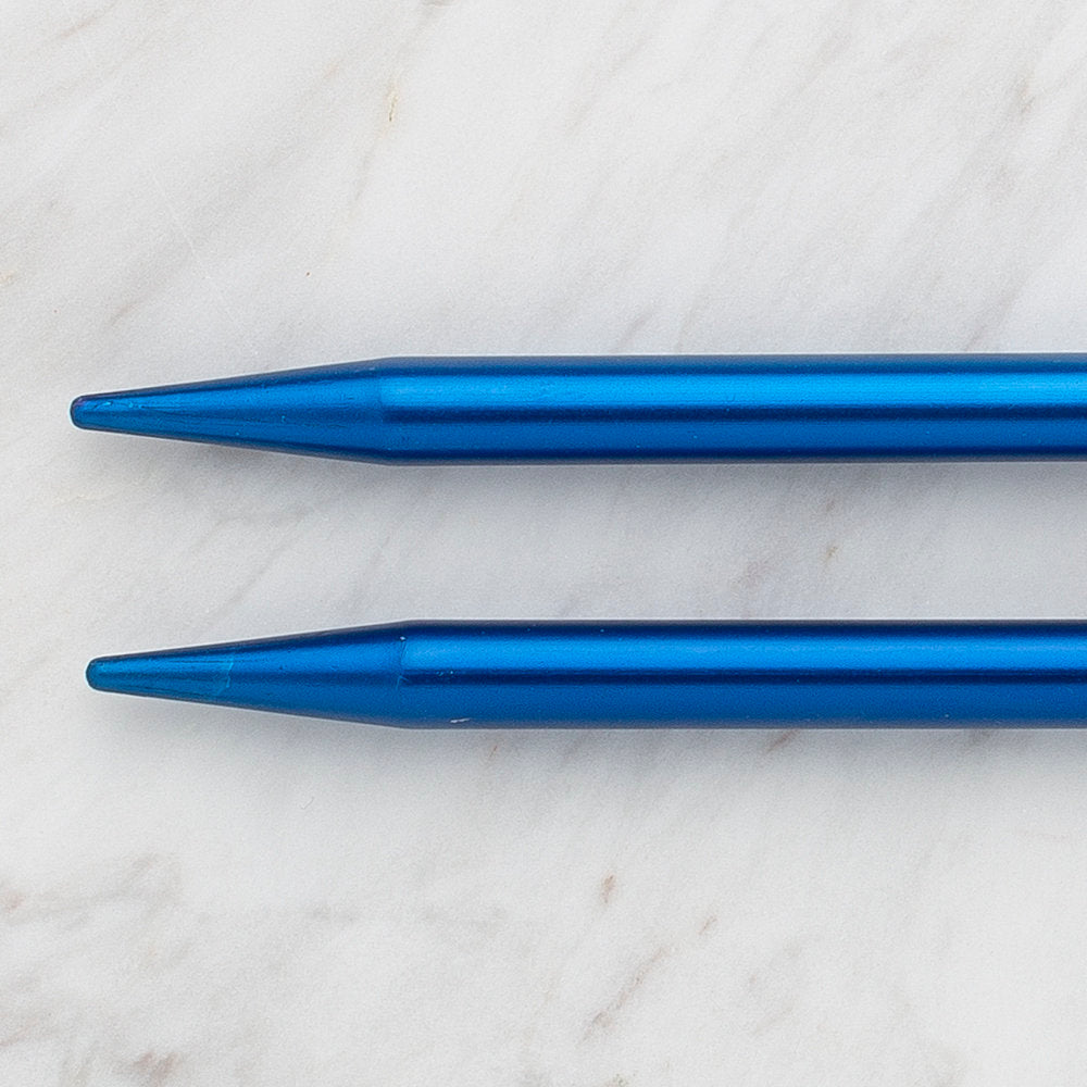 Kartopu 8 mm 25 cm Knitting Needles for Kid, Blue