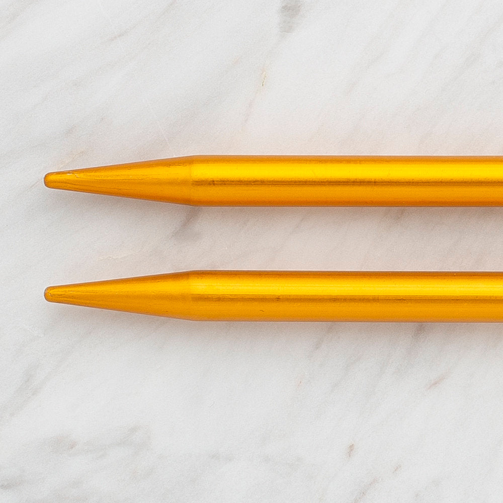 Kartopu 8 mm 25 cm Knitting Needles for Kid, Yellow