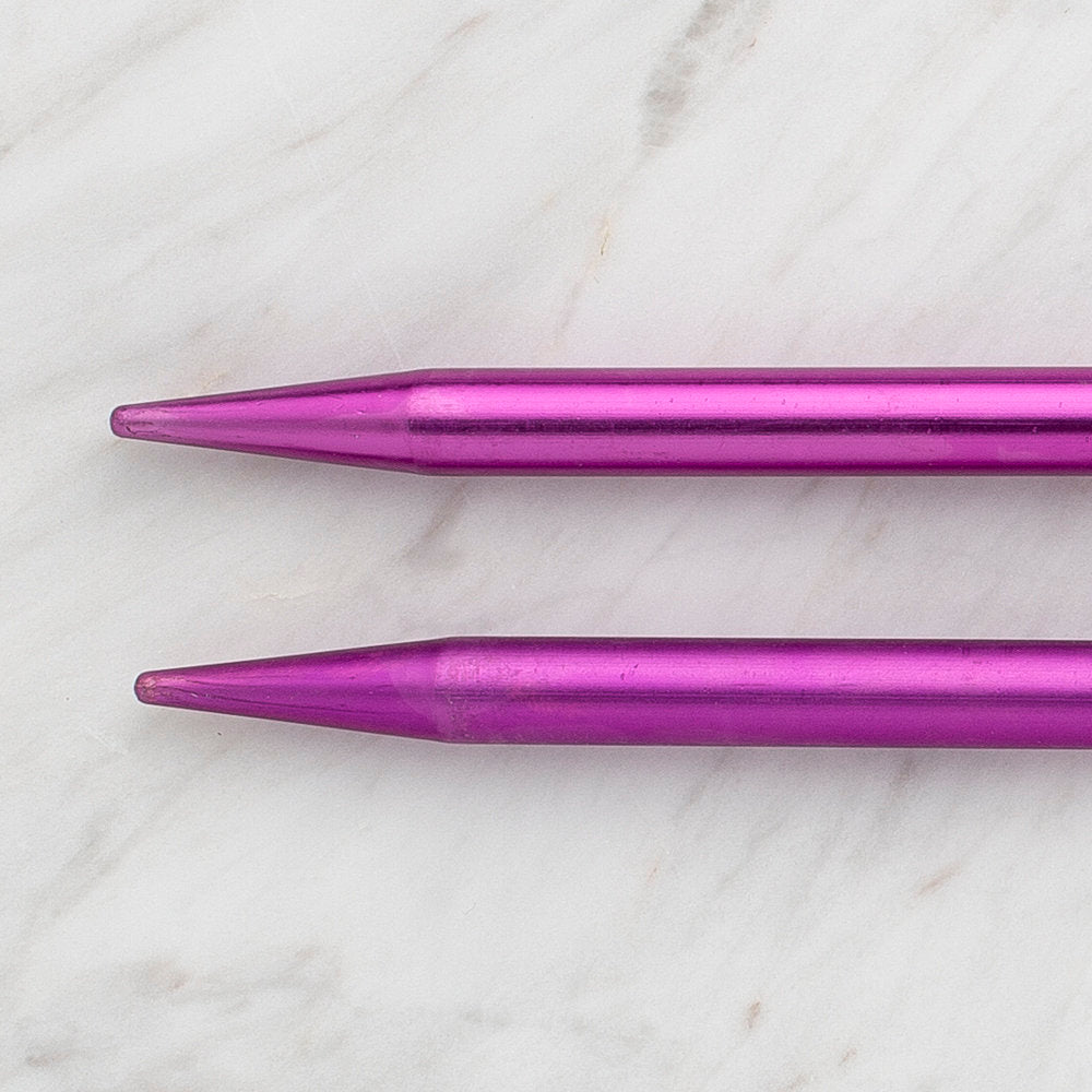 Kartopu 8 mm 25 cm Knitting Needles for Kid, Purple