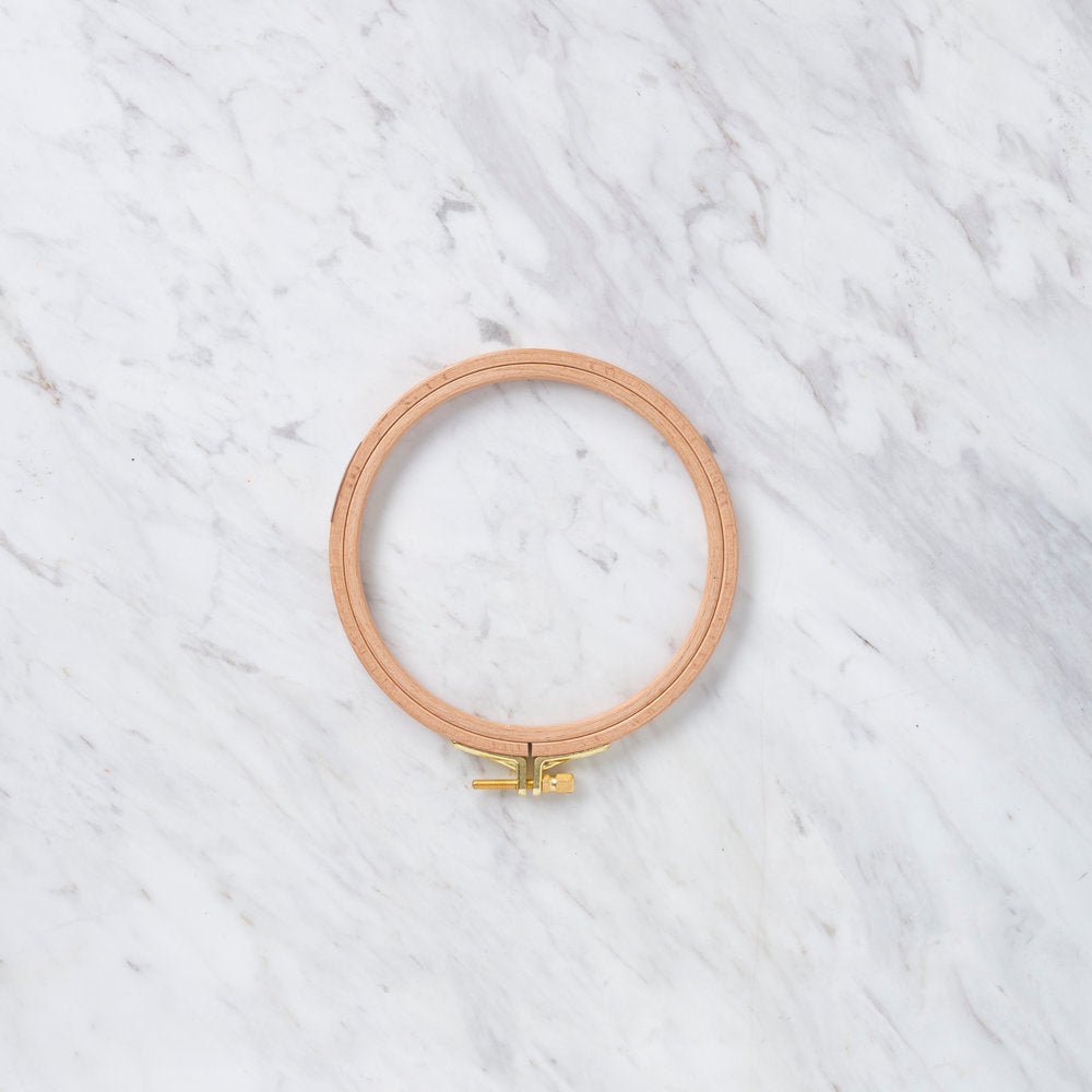 Nurge 8 mm Beech Wood Adjustable Embroidery Hoop - No.2