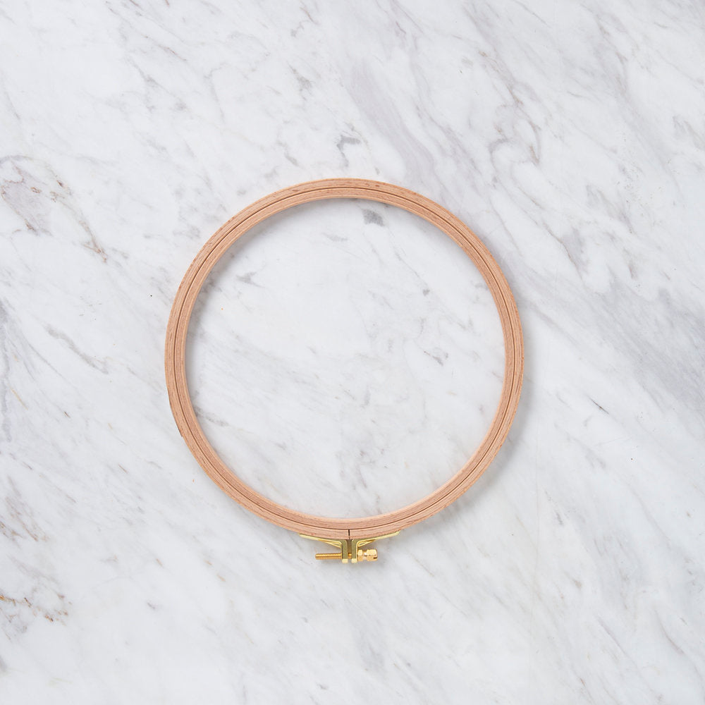 Nurge 8 mm Beech Wood Adjustable Embroidery Hoop - No.4