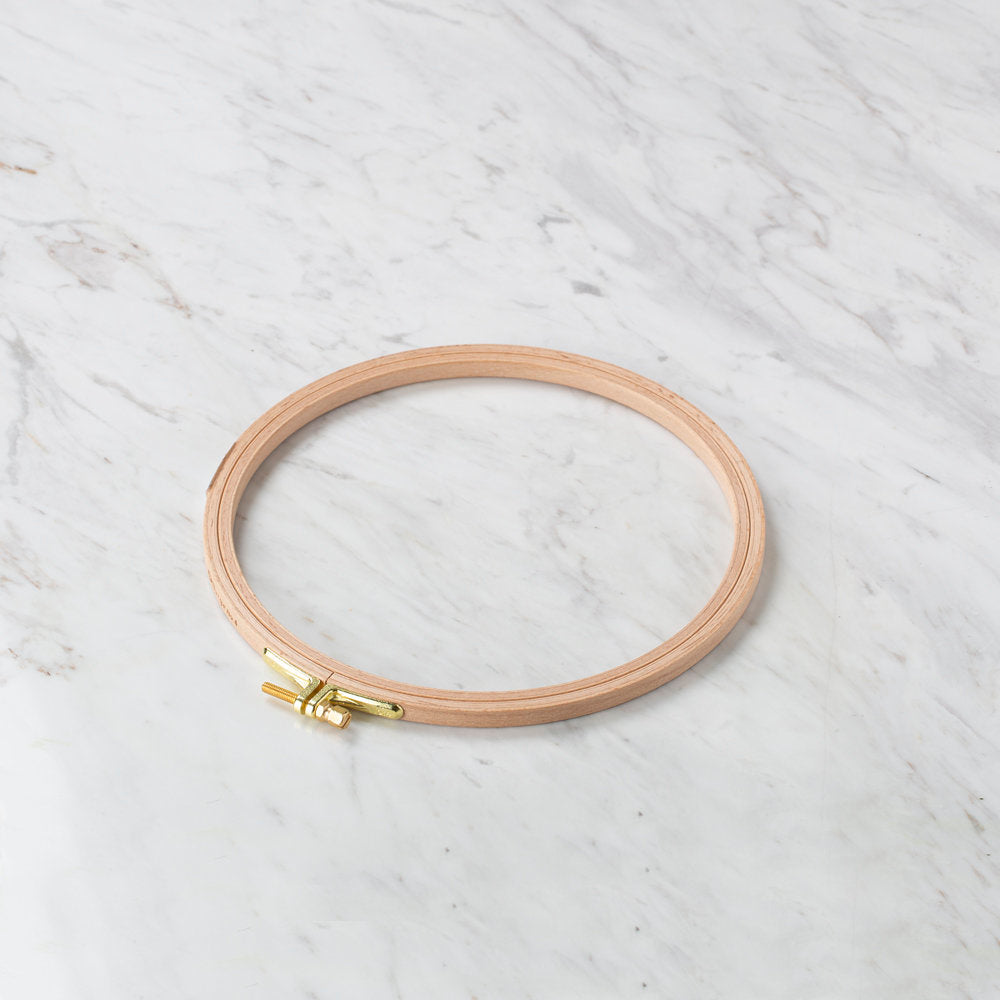 Nurge 8 mm Beech Wood Adjustable Embroidery Hoop - No.4
