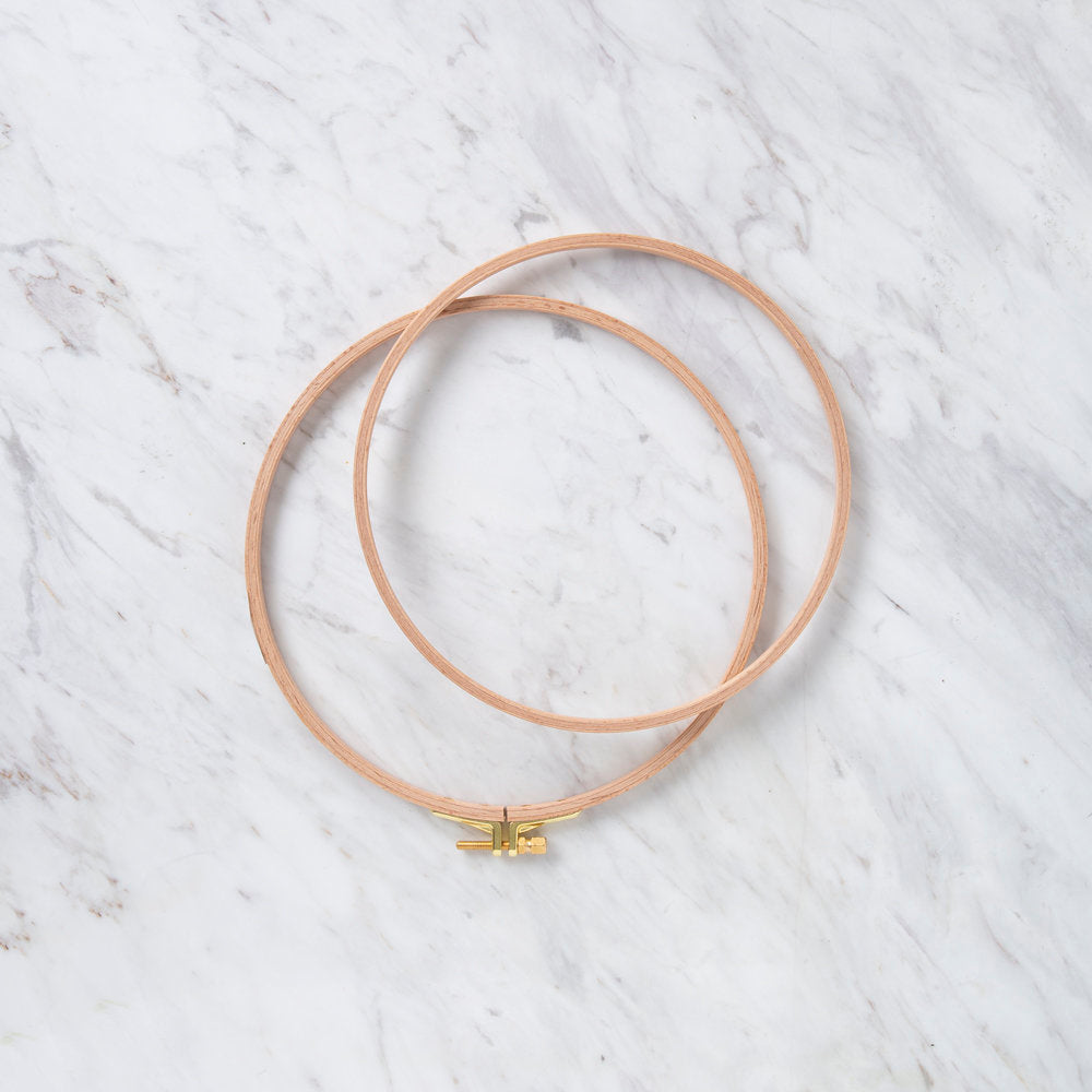 Nurge 8 mm Beech Wood Adjustable Embroidery Hoop - No.4
