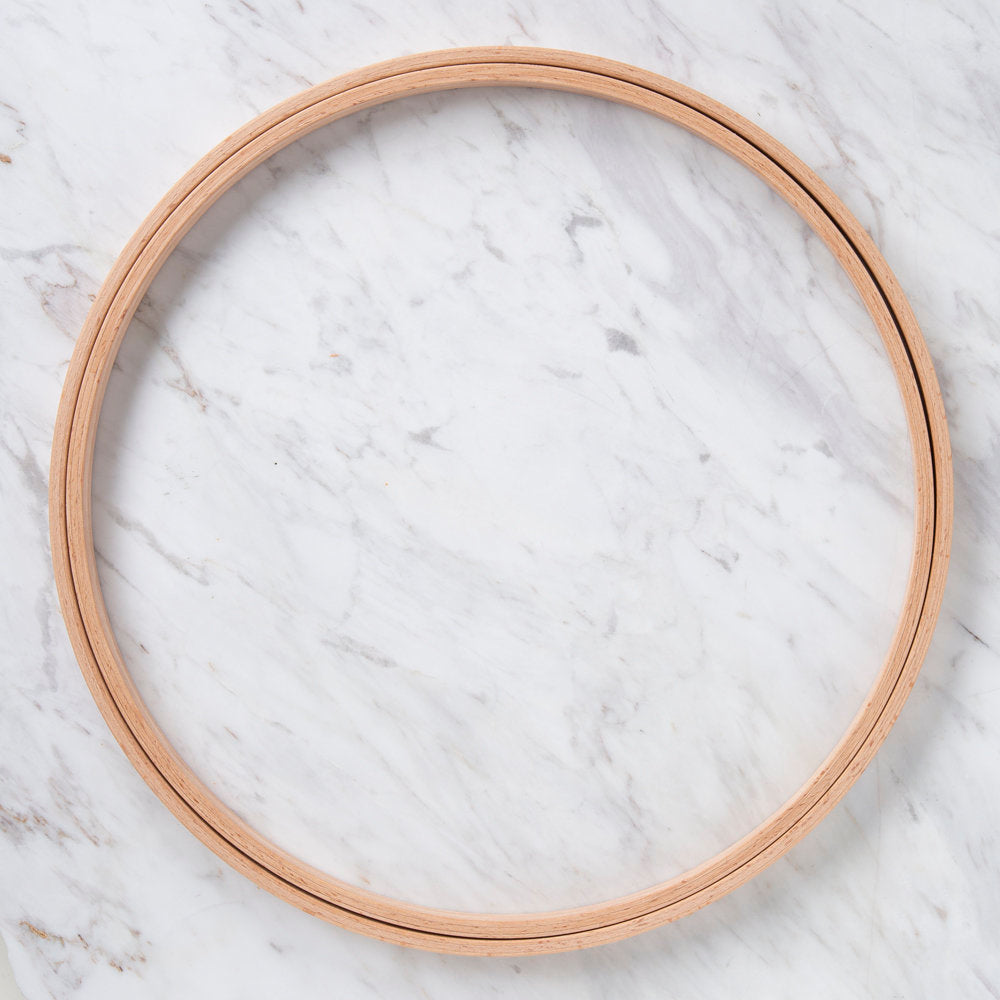 Nurge 16 mm Beech Wood Embroidery Hoop - No.8