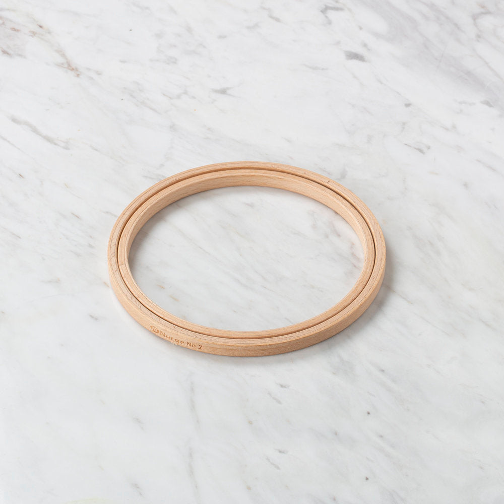 Nurge 8 mm Beech Wood Embroidery Hoop - No.2