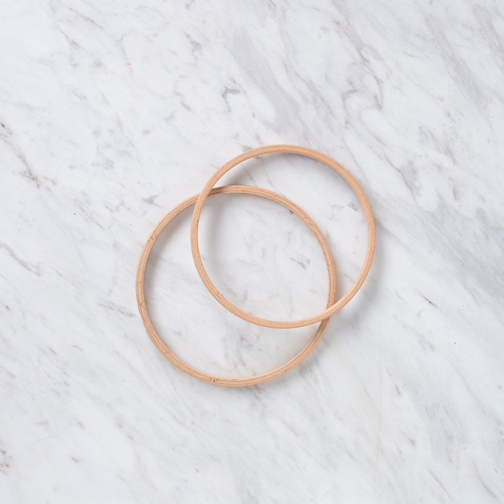 Nurge 8 mm Beech Wood Embroidery Hoop - No.2