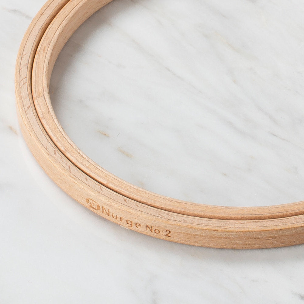 Nurge 8 mm Beech Wood Embroidery Hoop - No.2