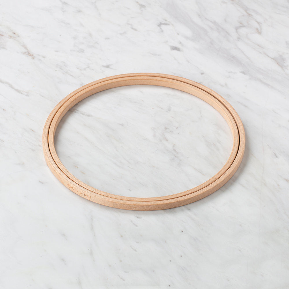 Nurge 8 mm Beech Wood Embroidery Hoop - No.4