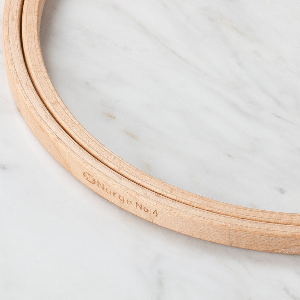 Nurge 8 mm Beech Wood Embroidery Hoop - No.4