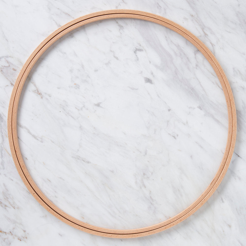 Nurge 8 mm Beech Wood Embroidery Hoop - No.8