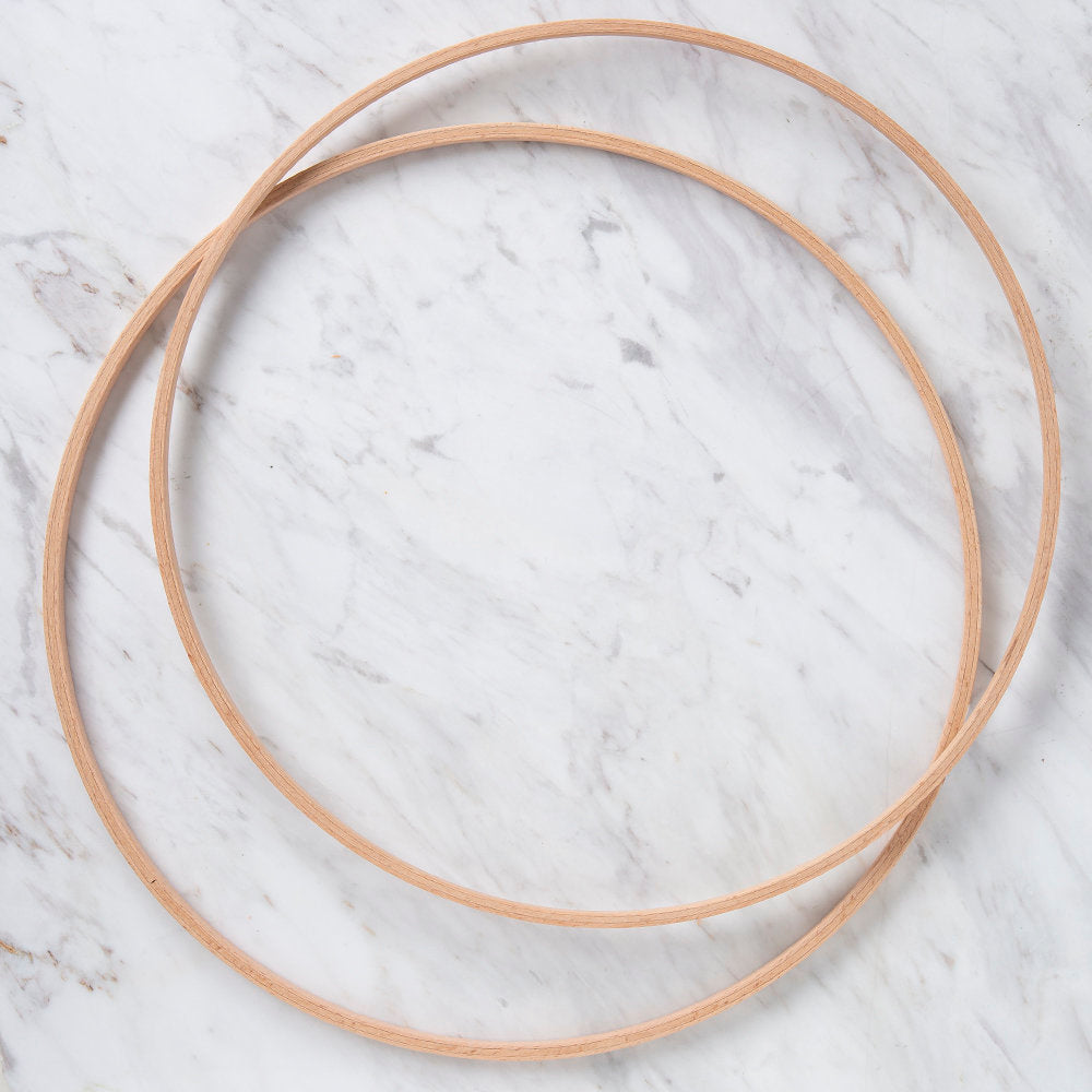 Nurge 8 mm Beech Wood Embroidery Hoop - No.8