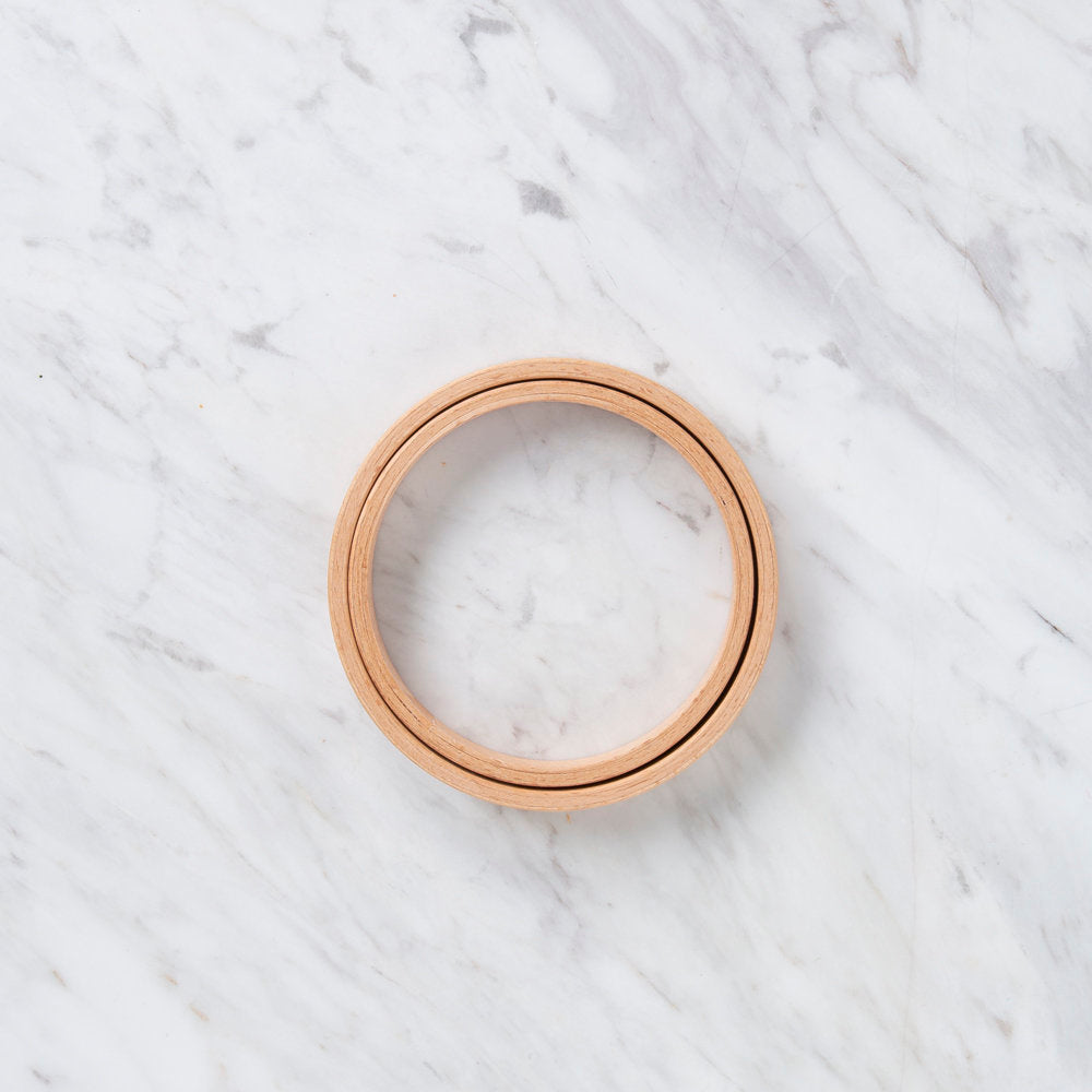 Nurge 16 mm Beech Wood Embroidery Hoop - No.1