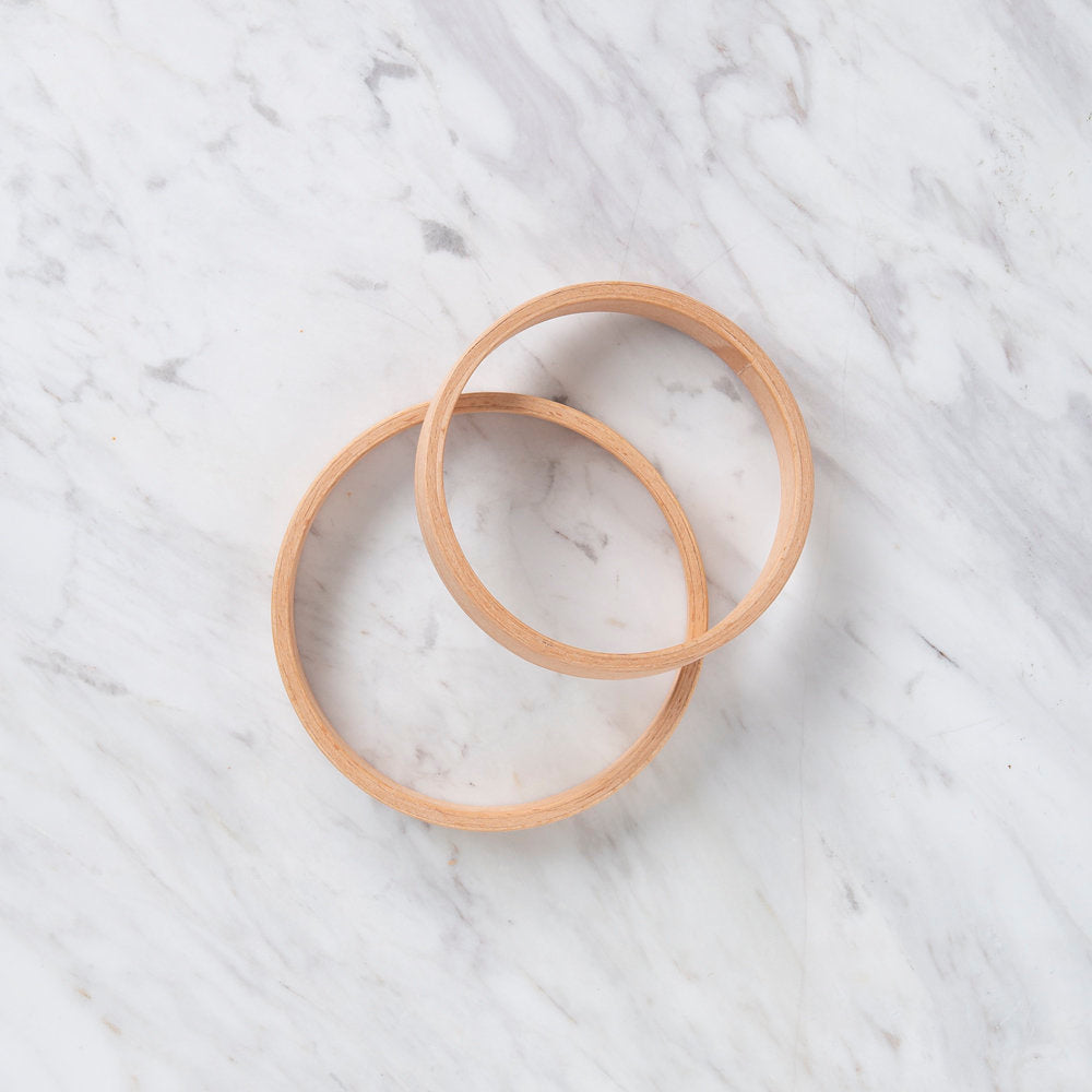 Nurge 16 mm Beech Wood Embroidery Hoop - No.1
