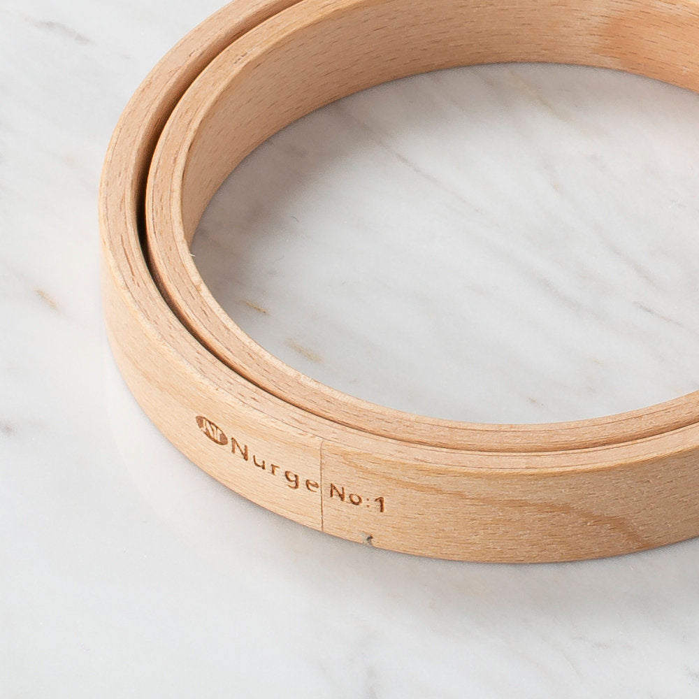 Nurge 16 mm Beech Wood Embroidery Hoop - No.1
