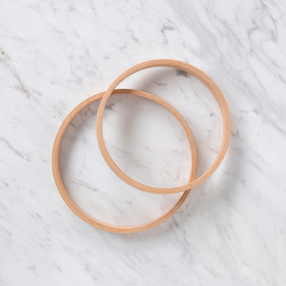 Nurge 16 mm Beech Wood Embroidery Hoop - No.2