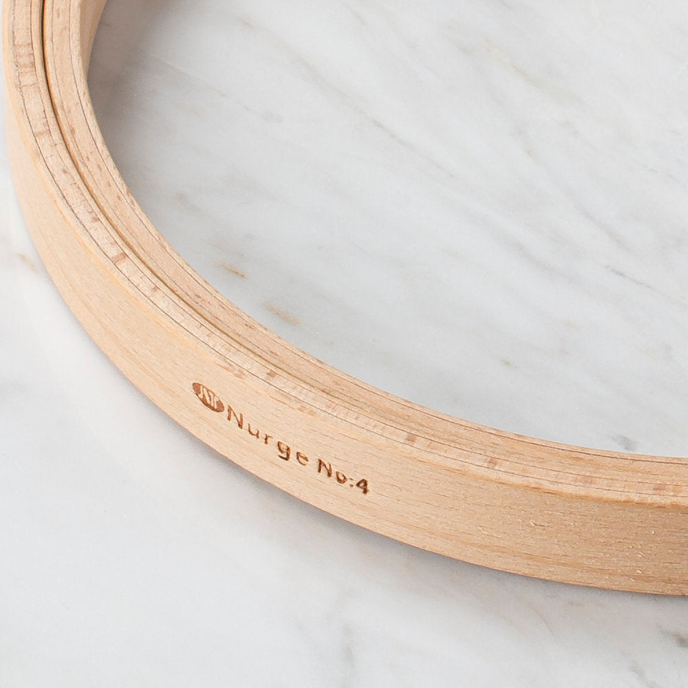 Nurge 16 mm Beech Wood Embroidery Hoop - No.4