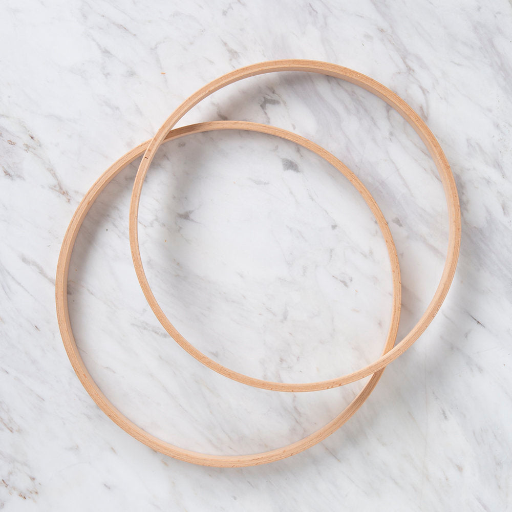 Nurge 16 mm Beech Wood Embroidery Hoop - No.5