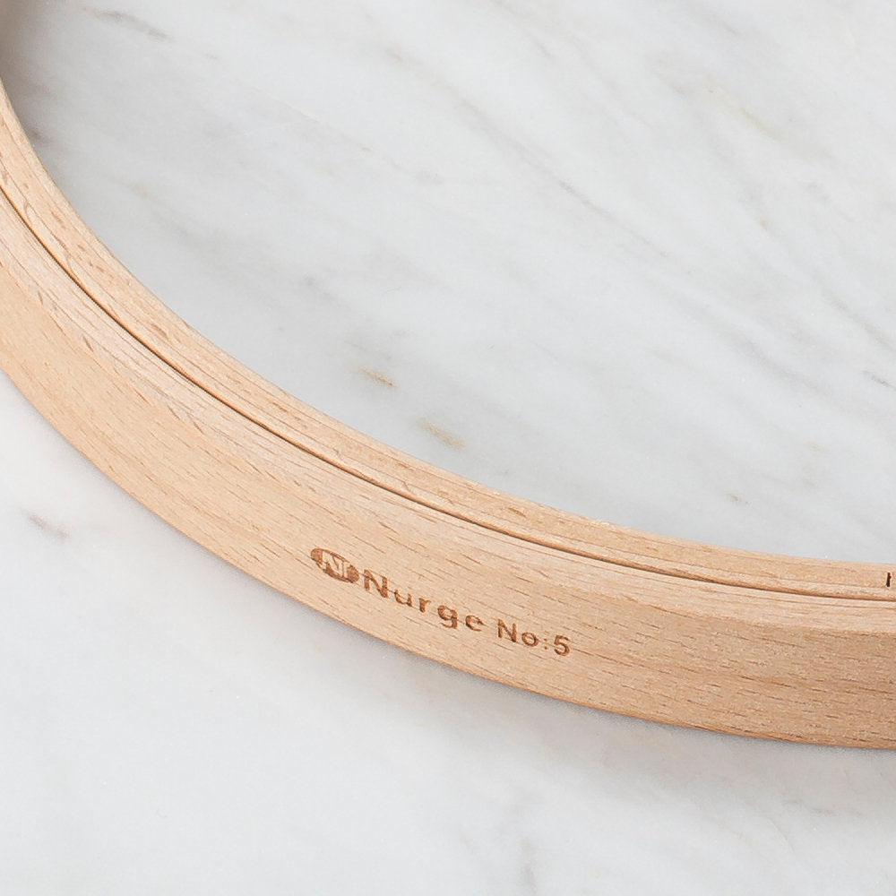 Nurge 16 mm Beech Wood Embroidery Hoop - No.5