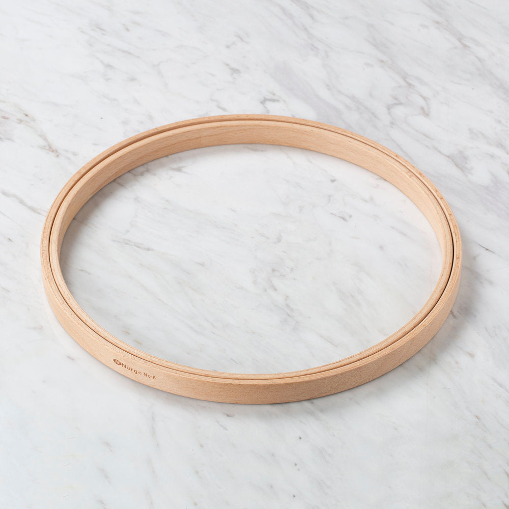 Nurge 16 mm Beech Wood Embroidery Hoop - No.6