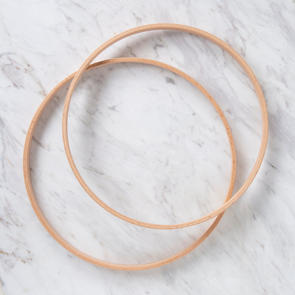 Nurge 16 mm Beech Wood Embroidery Hoop - No.6