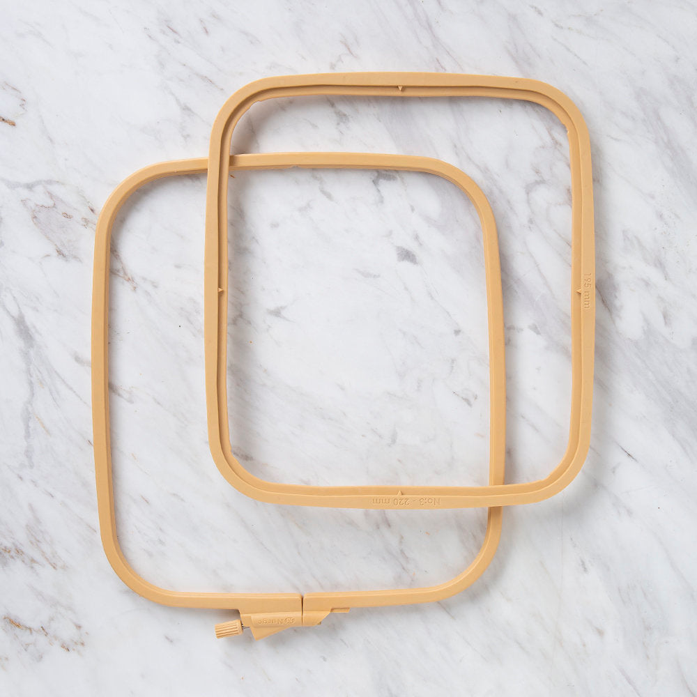 Nurge Adjustable Plastic Square Embroidery Hoop No.3