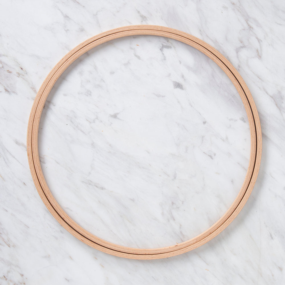 Nurge 8 mm Beech Wood Embroidery Hoop - No.6