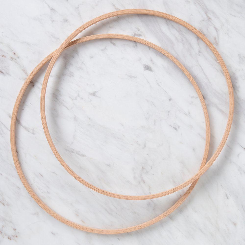 Nurge 8 mm Beech Wood Embroidery Hoop - No.6