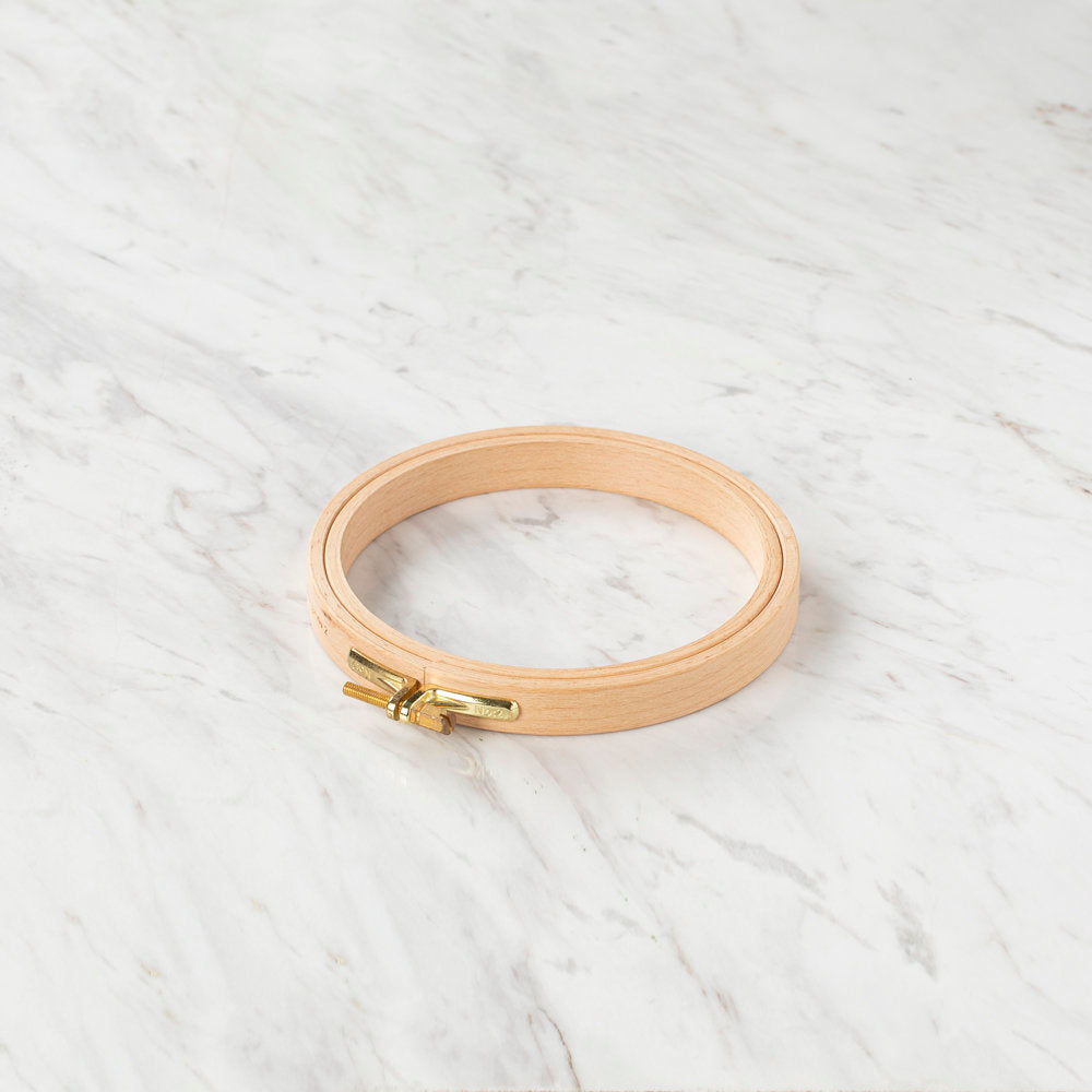 Nurge 16 mm Beech Wood Adjustable Embroidery Hoop - No.2