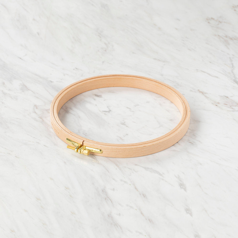 Nurge 16 mm Beech Wood Adjustable Embroidery Hoop - No.4
