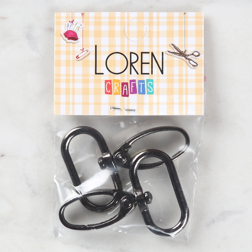 Loren 3 cm Macrame Keyring with Clasp (2 pcs)