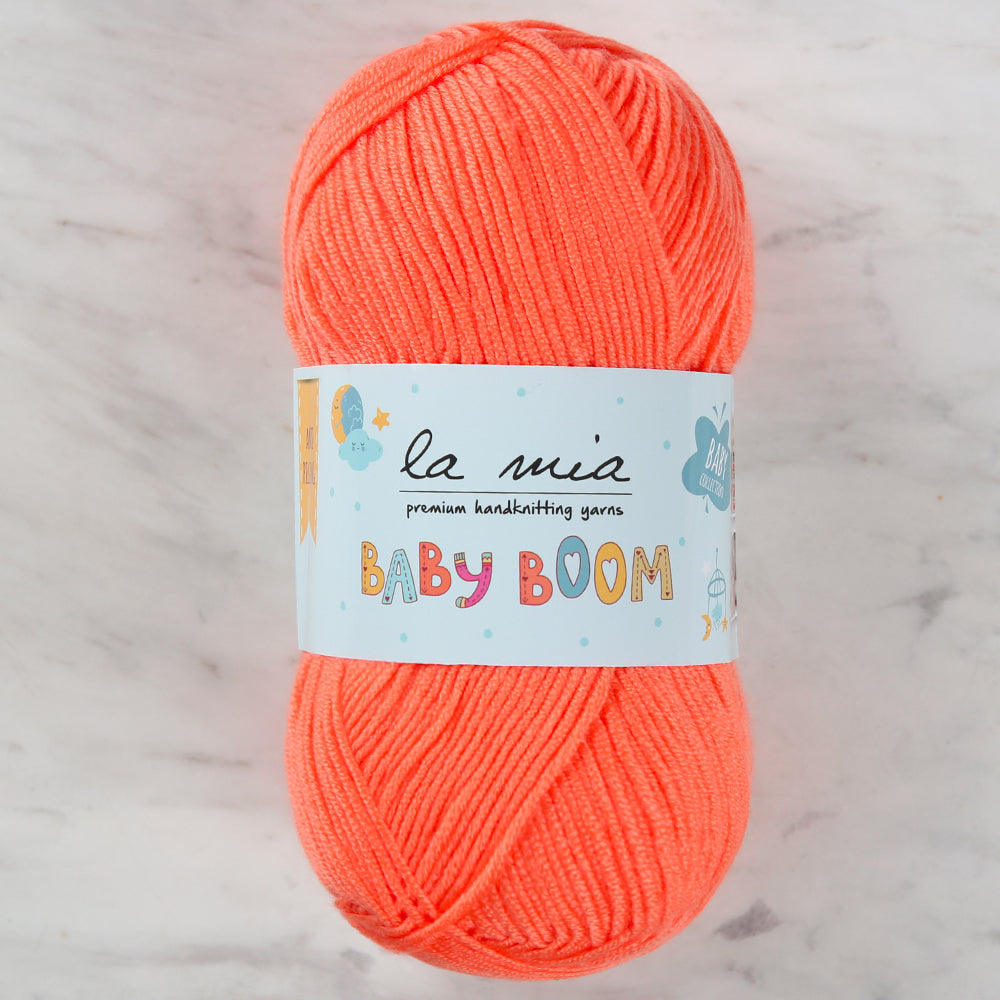 La Mia Baby Boom Yarn, Neon Pink - 1212
