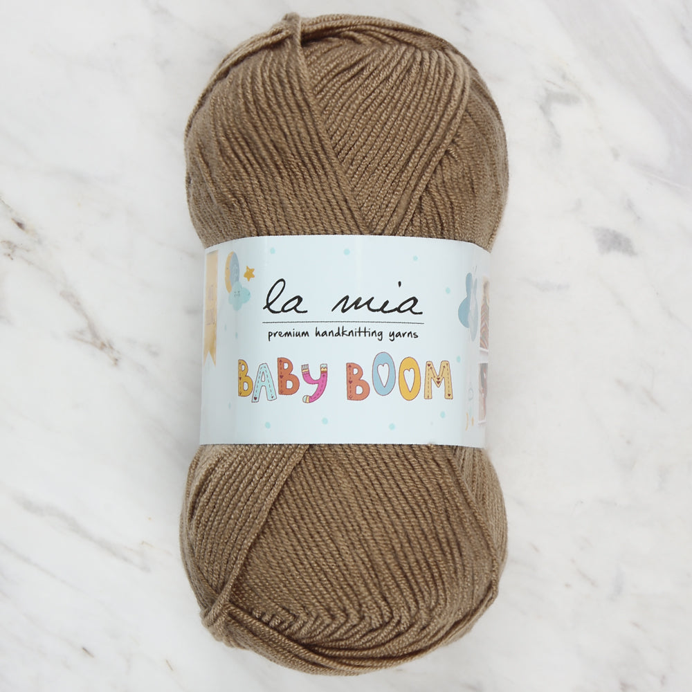 La Mia Baby Boom Yarn, Brown - 1886