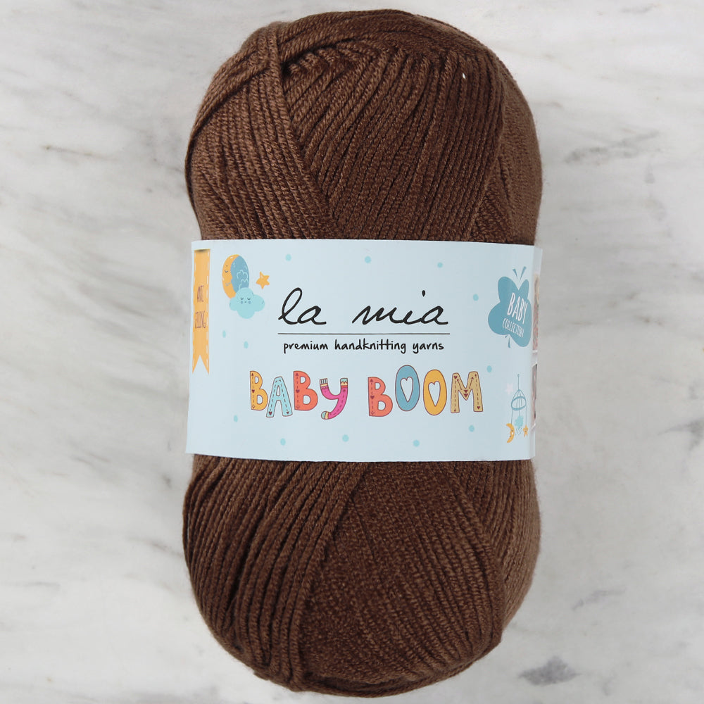 La Mia Baby Boom Yarn, Brown - 1892