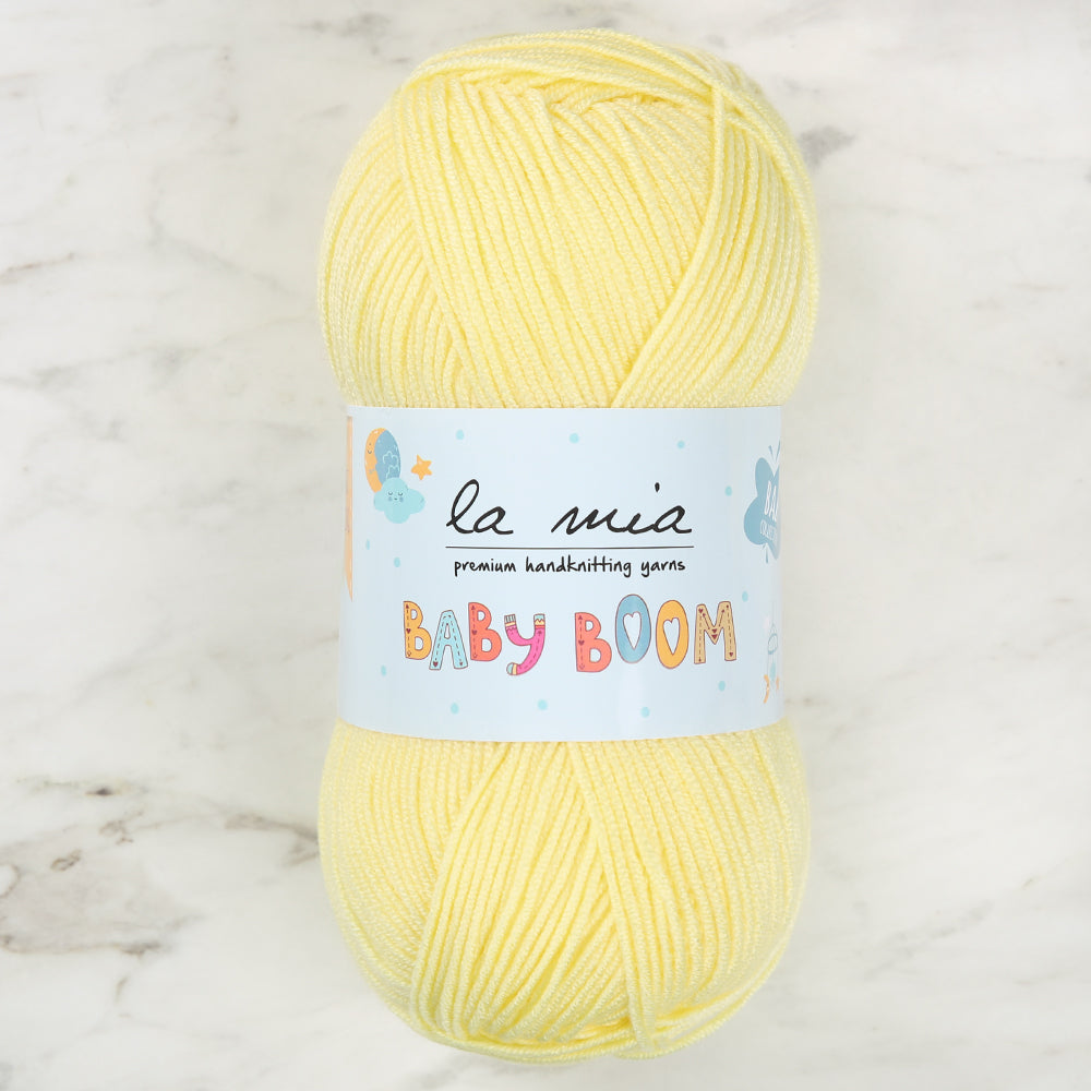 La Mia Baby Boom Yarn, Yellow - 331