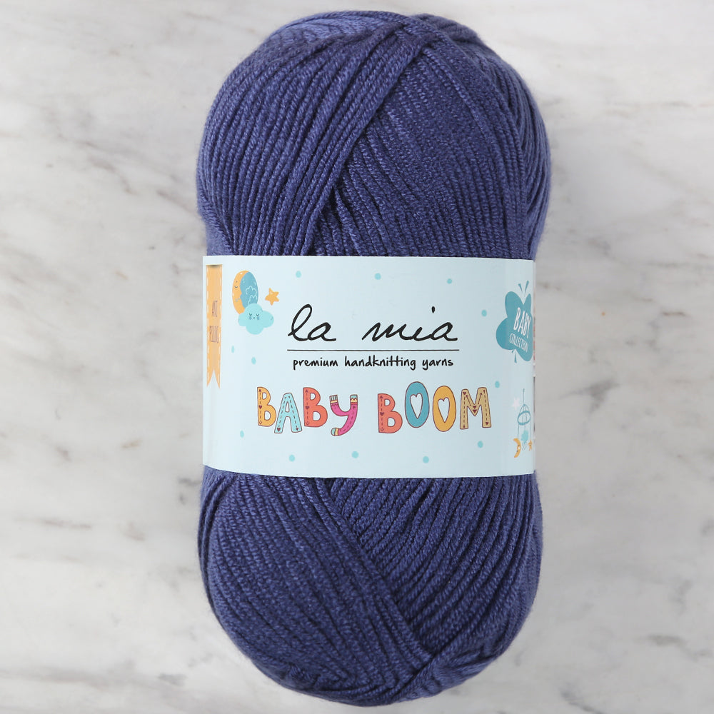 La Mia Baby Boom Yarn, Light Navy - 604