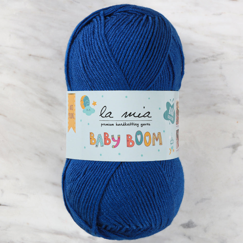 La Mia Baby Boom Yarn, Saxe Blue - 605