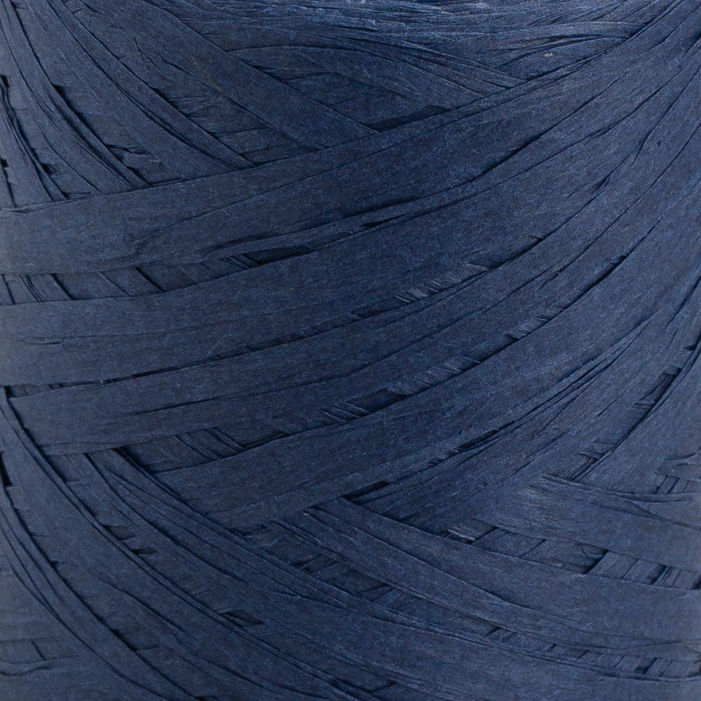 Loren Natural Raffia Paper Yarn, Navy - 22