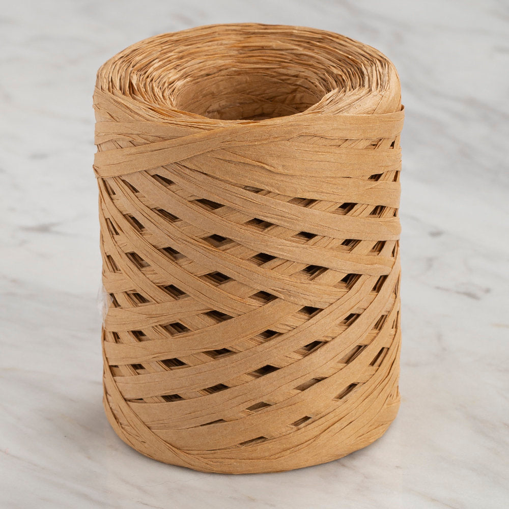 Loren Natural Raffia Paper Yarn, Beige - 70