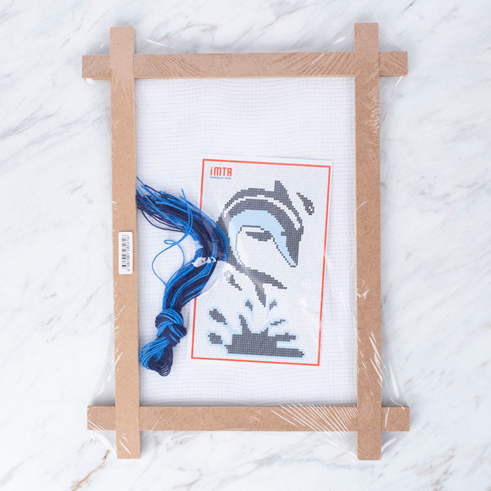 Loren Cross Stitch Kit - Shark