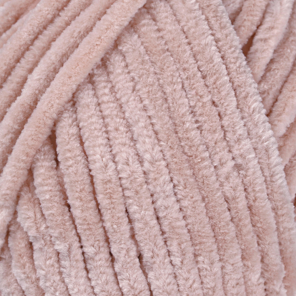 La Mia Mellow Chenille Yarn, Powder Pink - 924