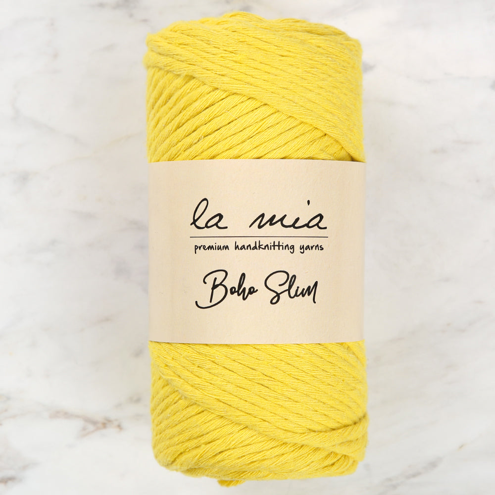 La Mia Boho Slim Yarn, Yellow - L003