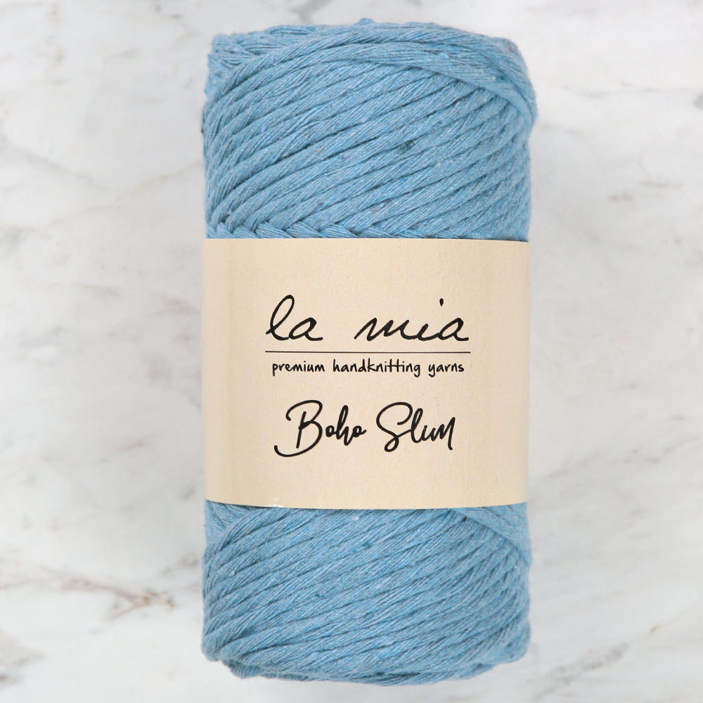 La Mia Boho Slim Yarn, Air Blue - L110