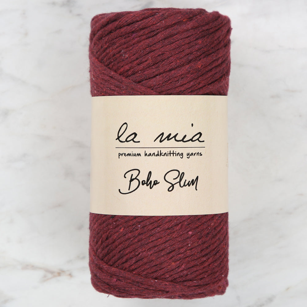 La Mia Boho Slim Yarn, Burgundy - L065