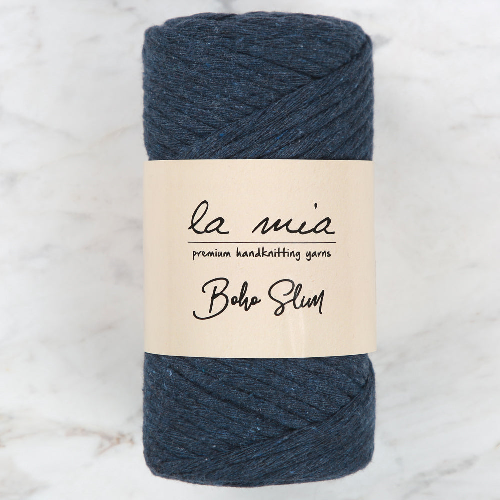 La Mia Boho Slim Yarn, Navy - L023