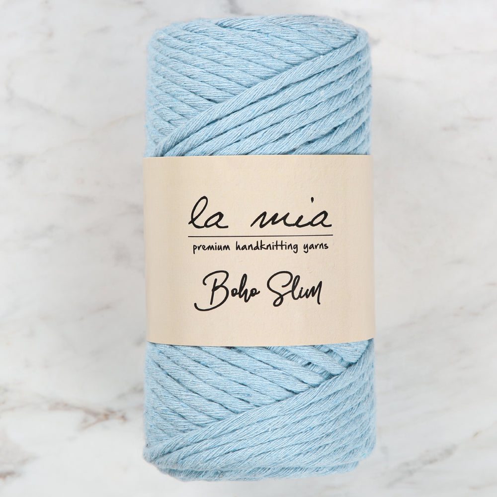 La Mia Boho Slim Yarn, Light Blue - L069