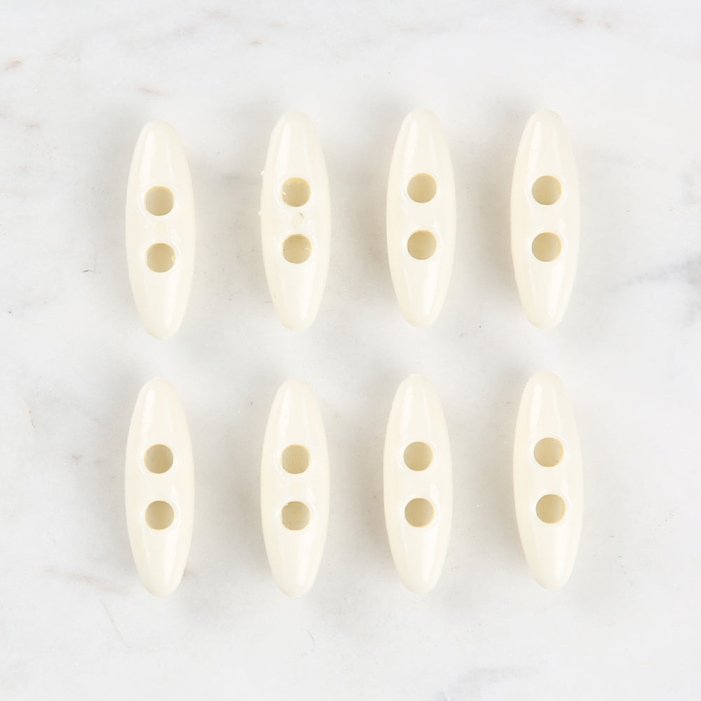 Loren Loren Crafts 8 Pack Shephard Button, Cream - 53