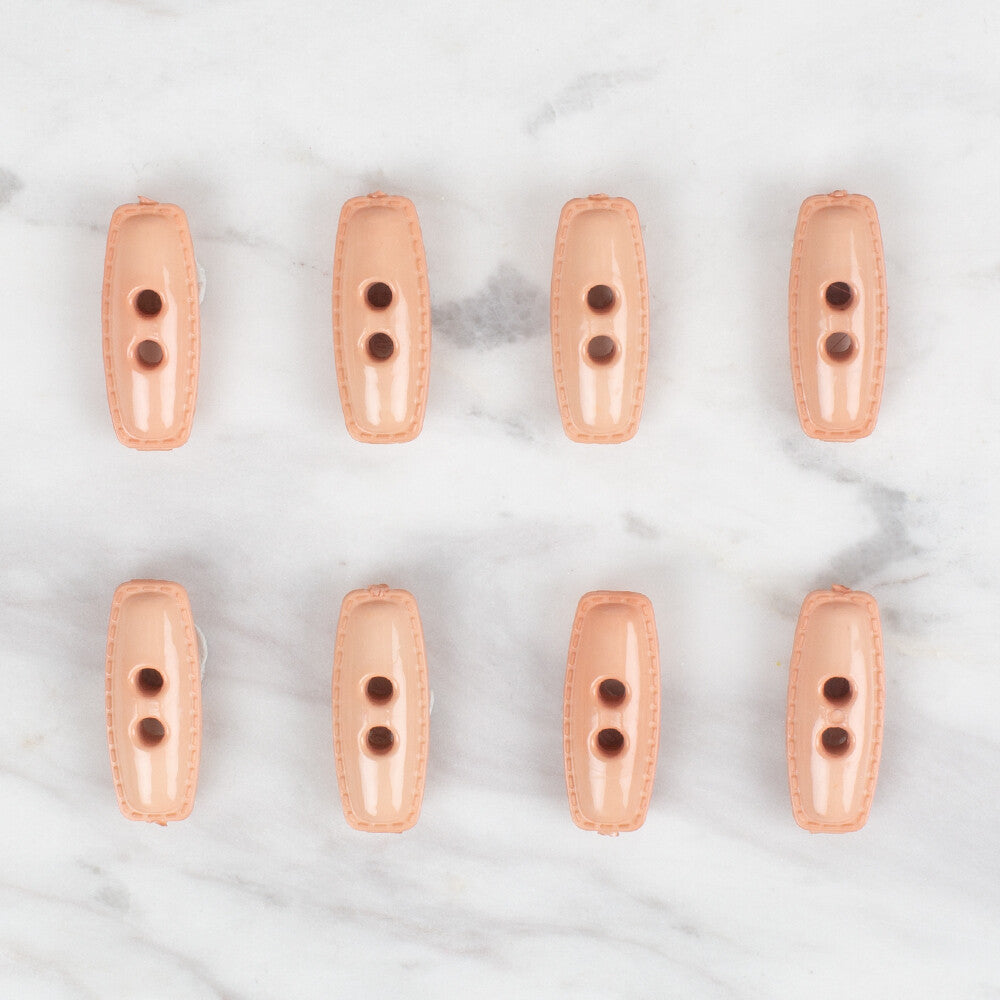 Loren Crafts 8 Pack Shepherd Button, Salmon - 083